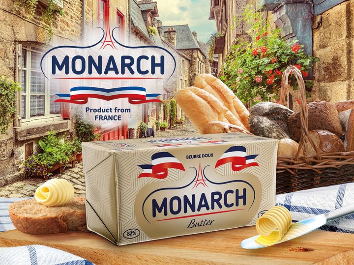 Масло 250G MONARCH, опаковано във ФРАНЦИЯ